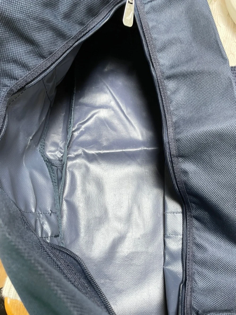 NWOT Nautica Navy and Yellow Duffel Bag